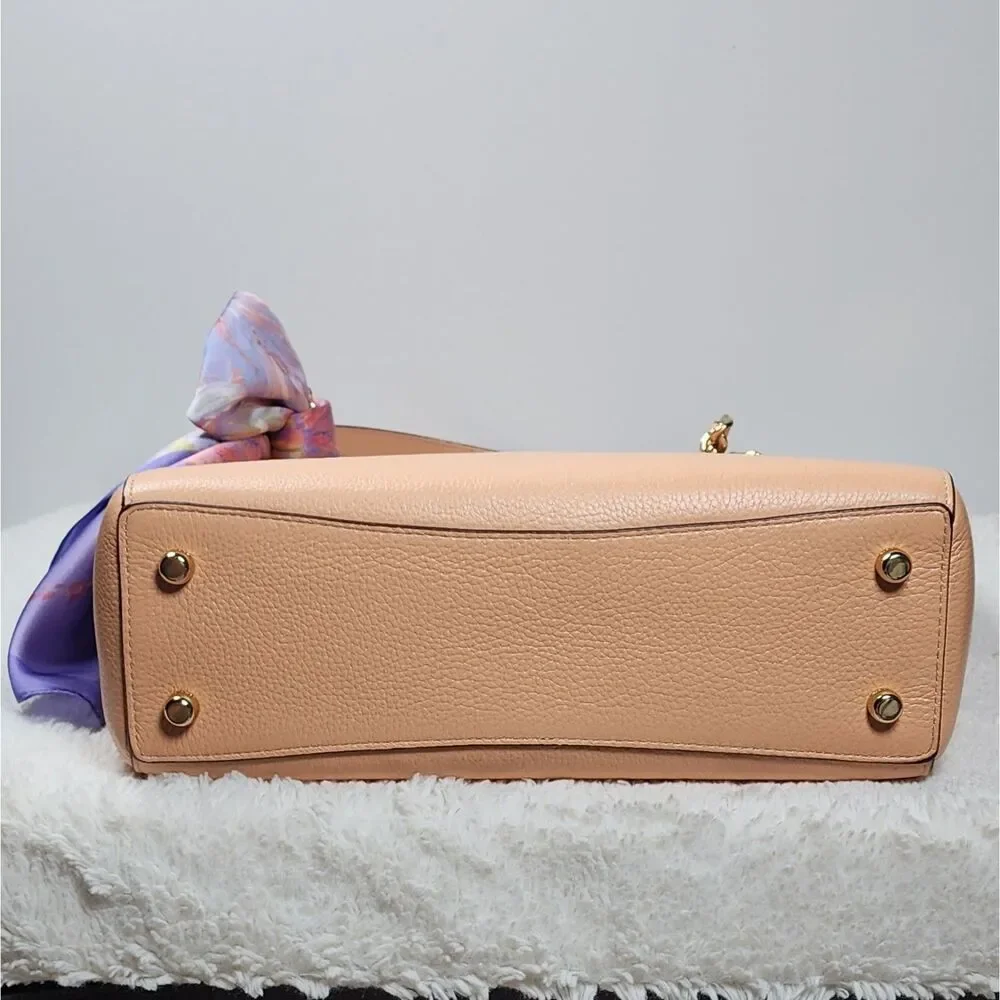 Authentic Coach Cammie Chain Tote | Blush Pebbled Leather | Style C8147
